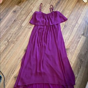 White House Black Market purple maxi dress